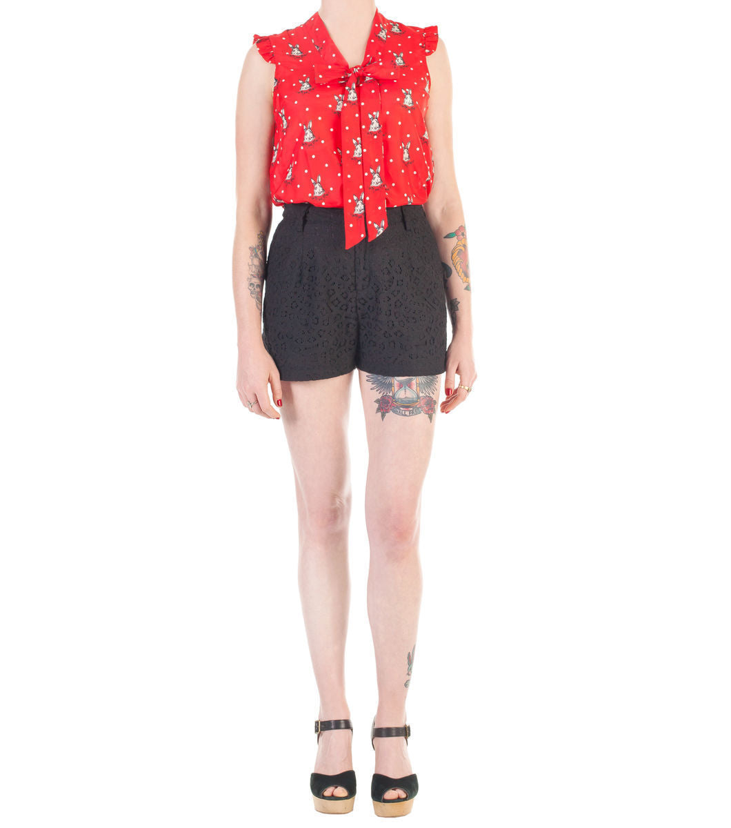 Dangerfield - The Lace Short - black