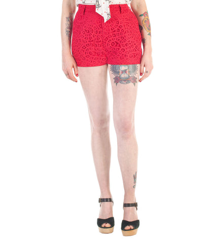 Dangerfield - The Lace Short - red