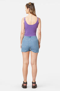Dangerfield - Caposhi Knitted Sleevess To - lavender