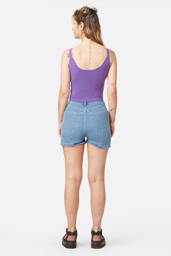 Dangerfield - Caposhi Knitted Sleevess To - lavender