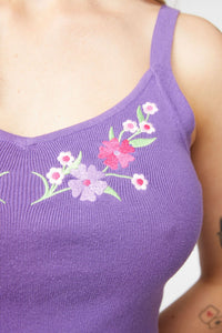 Dangerfield - Caposhi Knitted Sleevess To - lavender