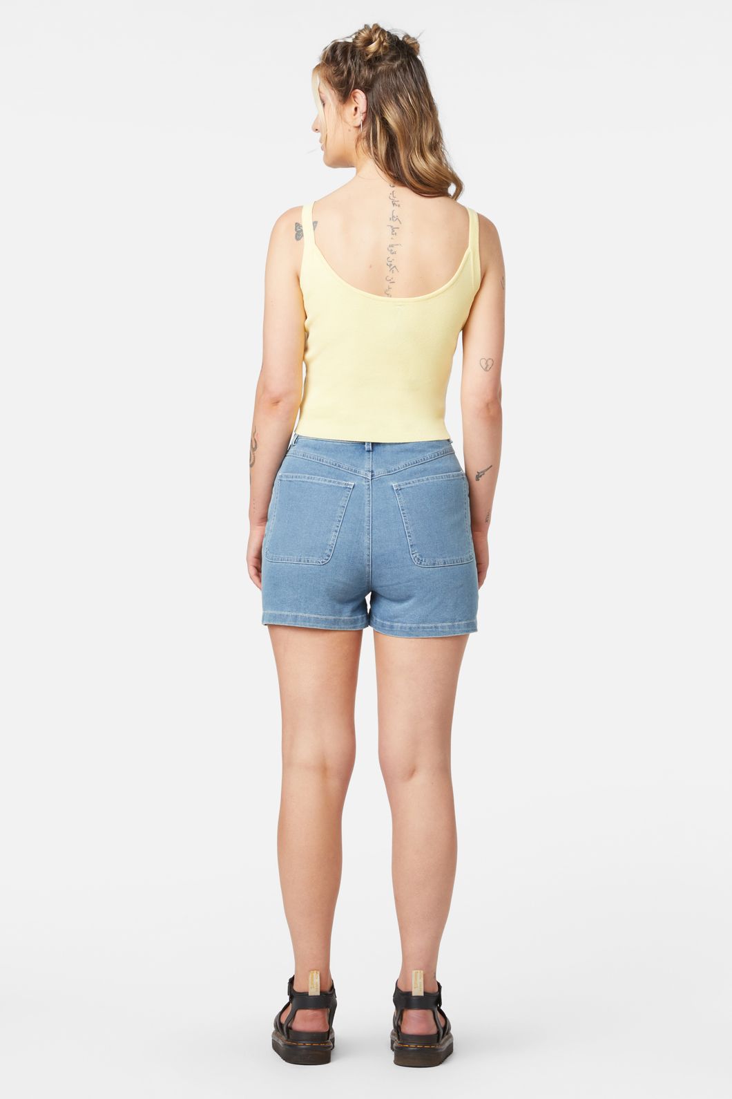 Dangerfield - Caposhi Knitted Sleevess To - lemon