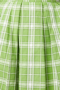 Dangerfield - Dazed Tartan Mini Skirt - green