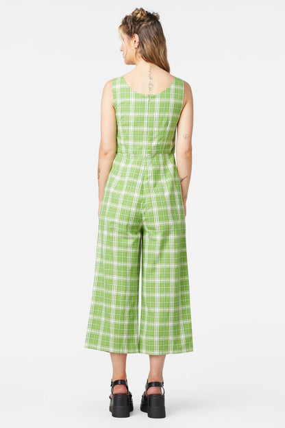 Dangerfield - Dazed Tartan Jumpsuit - green