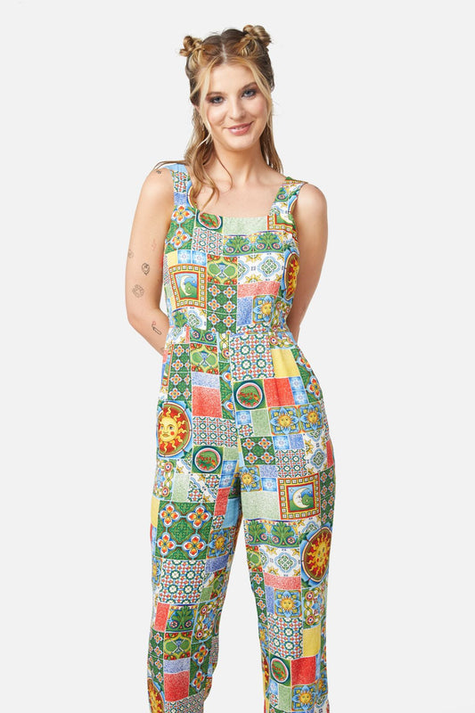 Dangerfield - Majolica Viscose Jumpsuit - multi