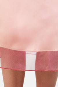 Dangerfield - Holographic Sheer Dress - orange