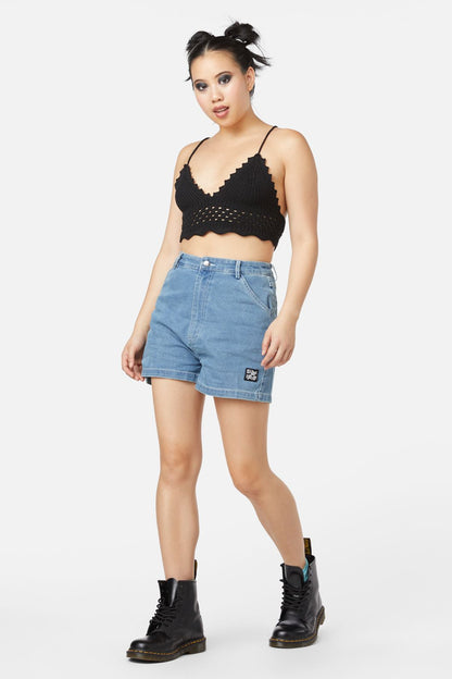 Dangerfield - Farrah Crochet Bralette - black