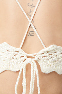 Dangerfield - Farrah Crochet Bralette - cream