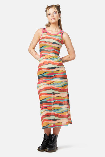 Dangerfield - Grounded Dress - multi