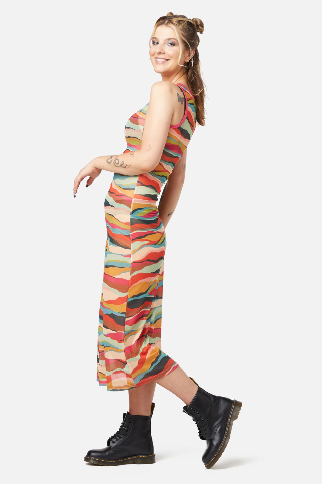 Dangerfield - Grounded Dress - multi