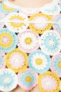 Dangerfield - Crafty Crochet Top - multi