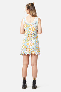 Dangerfield - Crafty Crochet Dress - multi