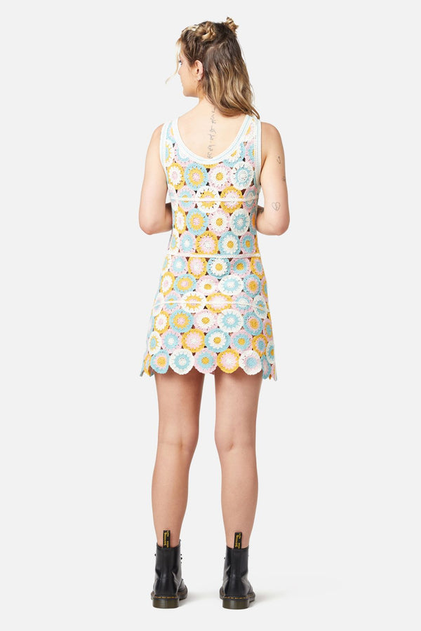 Dangerfield - Crafty Crochet Dress - multi