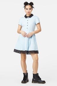 Dangerfield - Tweedledee Dress - blue