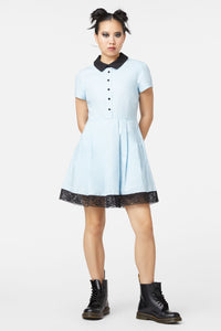 Dangerfield - Tweedledee Dress - blue