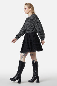 Dangerfield - Read It Again Blouse - black-white