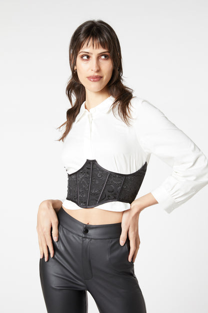 Dangerfield - Queenie Underbust Corset - black