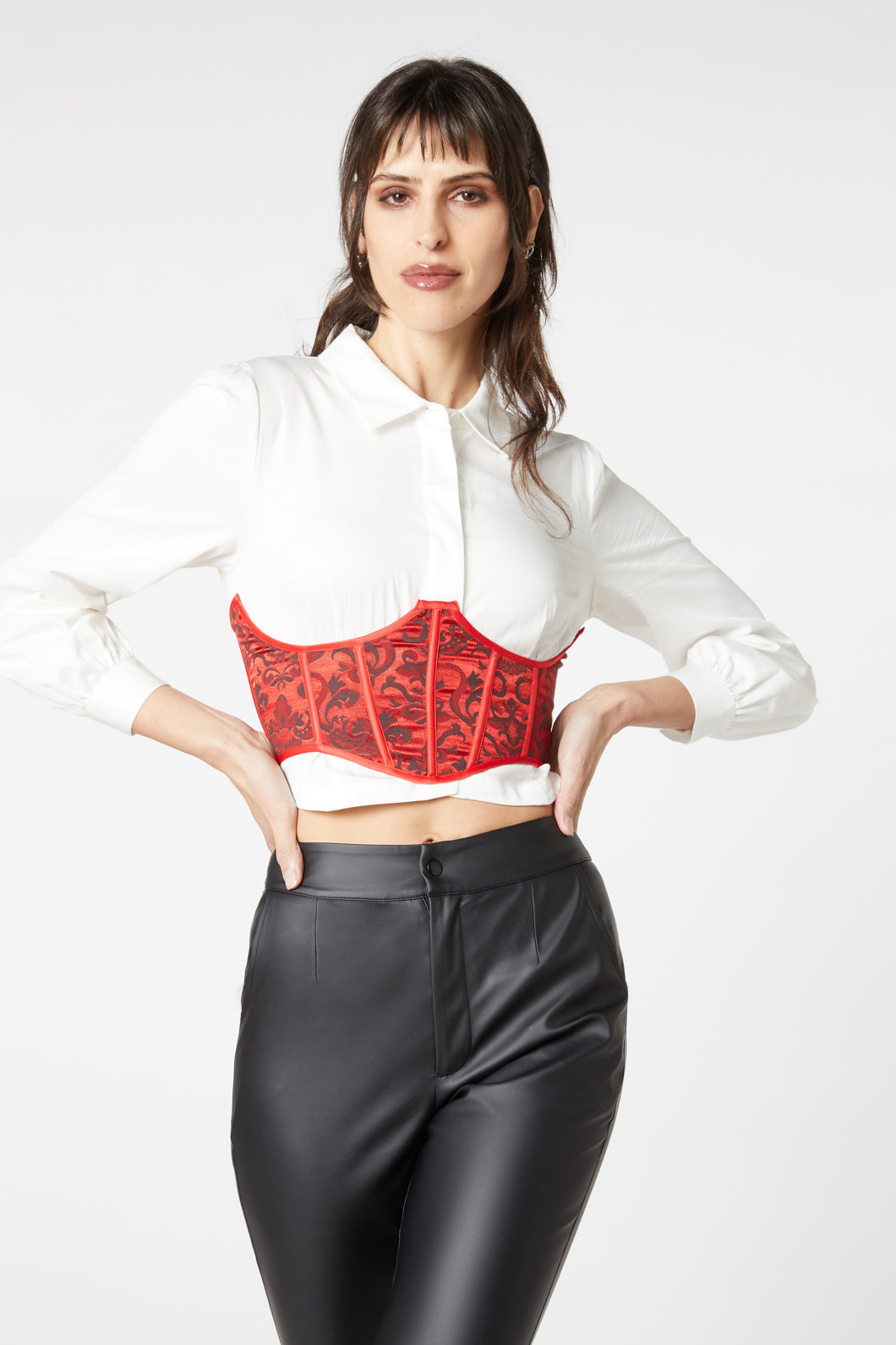 Dangerfield - Queenie Underbust Corset - red