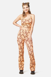 Dangerfield - Flower Frenzy Pant - brown