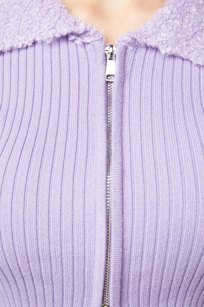 Dangerfield - Field Day Cardi - purple