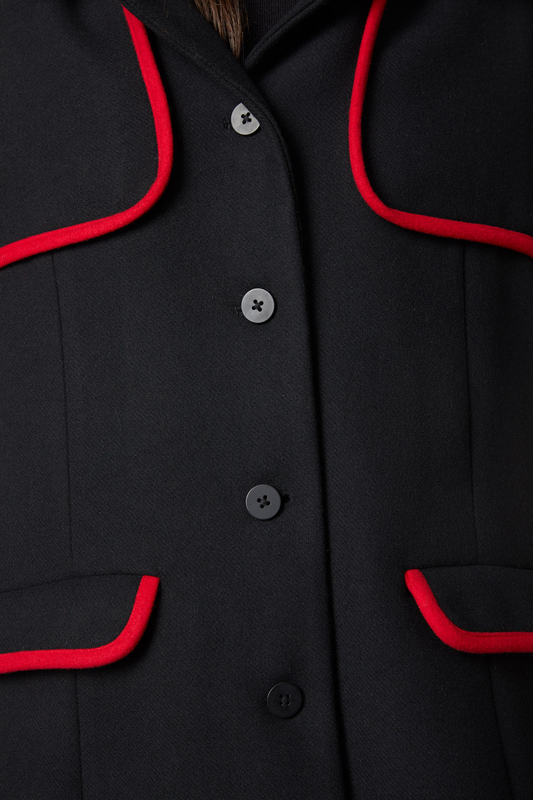 Dangerfield - Back To Yesterday Coat - black