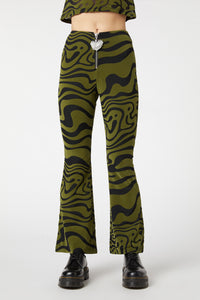 Dangerfield - Who Are You Mesh Pants - olive