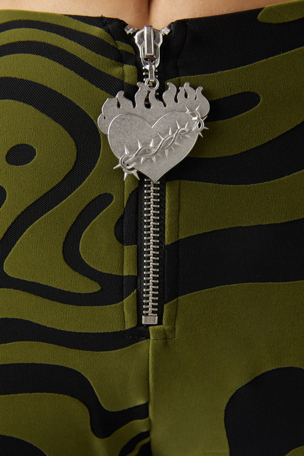 Dangerfield - Who Are You Mesh Pants - olive