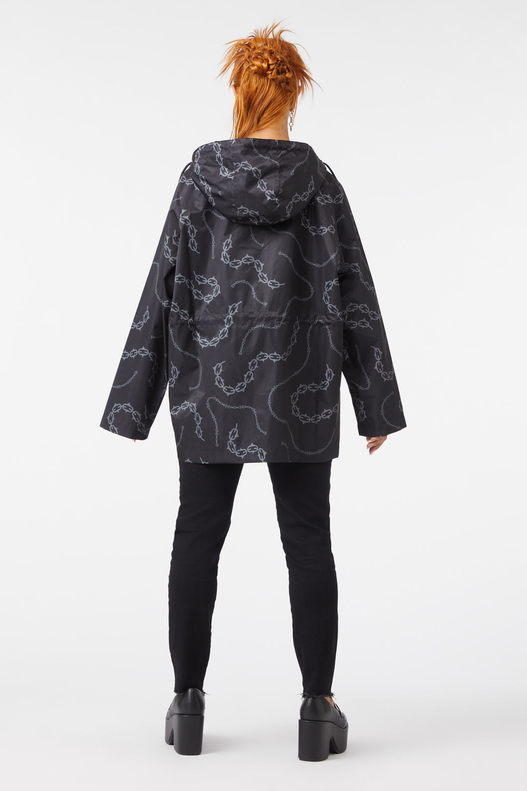 Dangerfield - Bound & Chained Raincoat - black