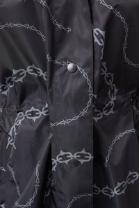 Dangerfield - Bound & Chained Raincoat - black