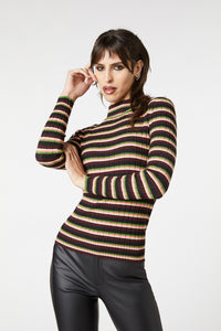 Dangerfield - Dark Rage Stripe Knit - dark-multi