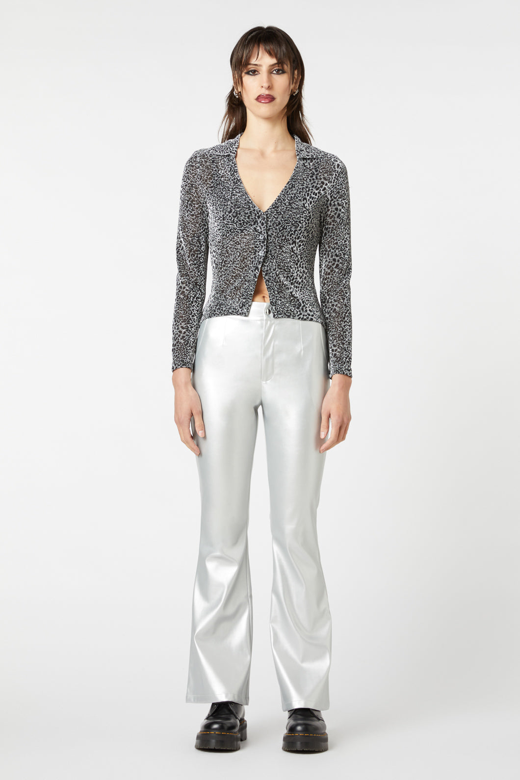 Dangerfield - Radioactive Raver Blouse - black-silver