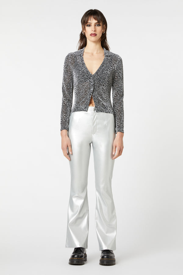 Dangerfield - Radioactive Raver Blouse - black-silver