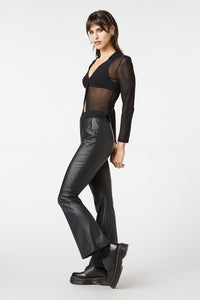 Dangerfield - Radioactive Raver Mesh Top - black