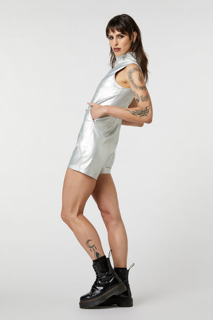 Dangerfield - Radioactive Raver Romper - white
