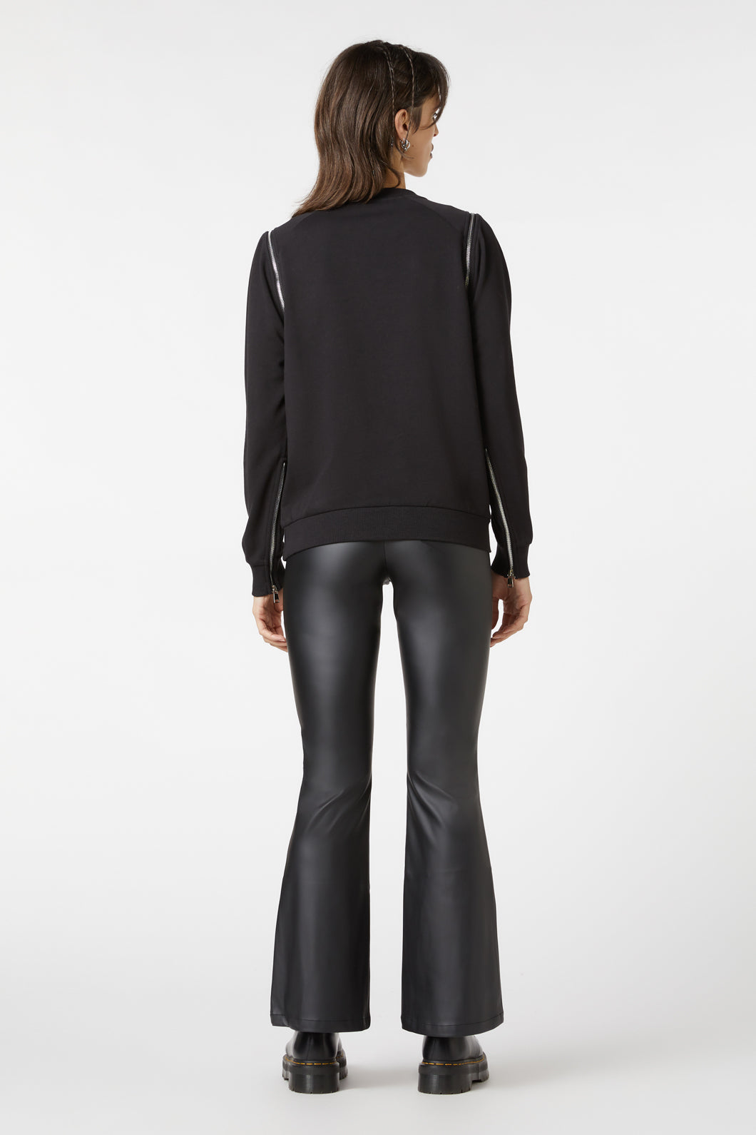 Dangerfield - Radioactive Raver Boxy Jumper - black