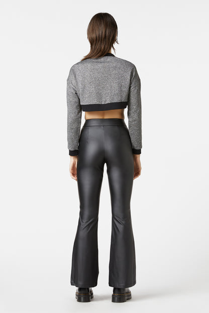 Dangerfield - Radioactive Raver Crop Cardi - black-silver
