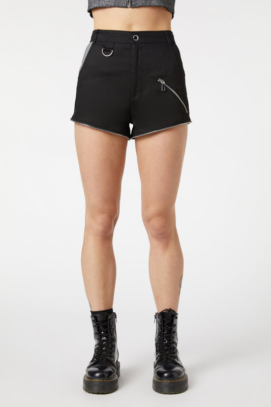 Dangerfield - Radioactive Raver Cargo Pant - black-white