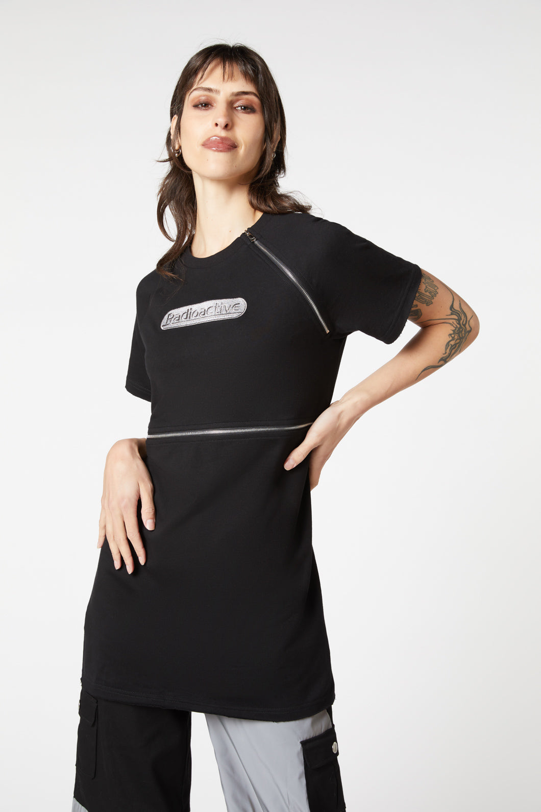 Dangerfield - Radioactive Raver Tee Dress - black