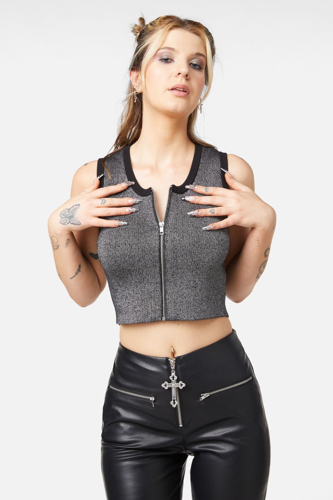 black-silver