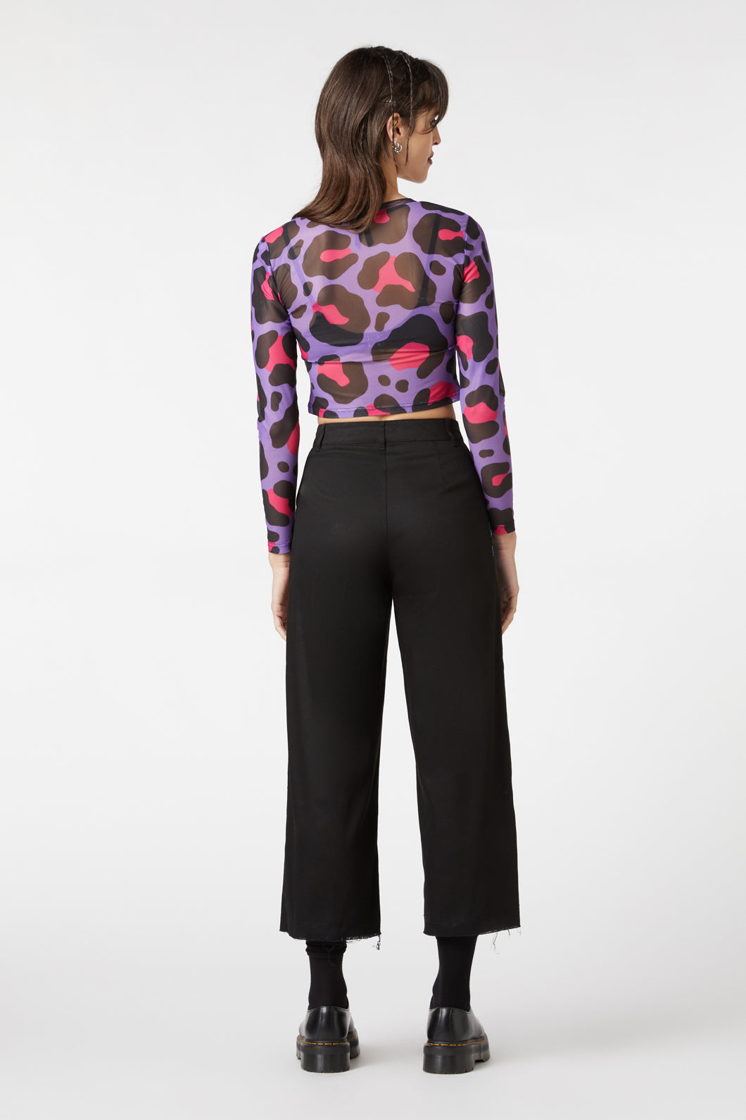 Dangerfield - Major Meow Mesh Top - multi