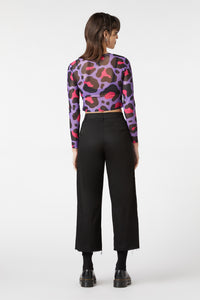Dangerfield - Major Meow Mesh Top - multi