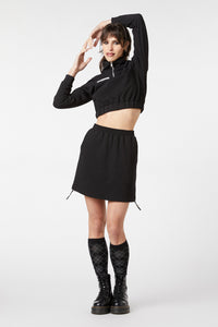 Dangerfield - On Fleece Skirt - black