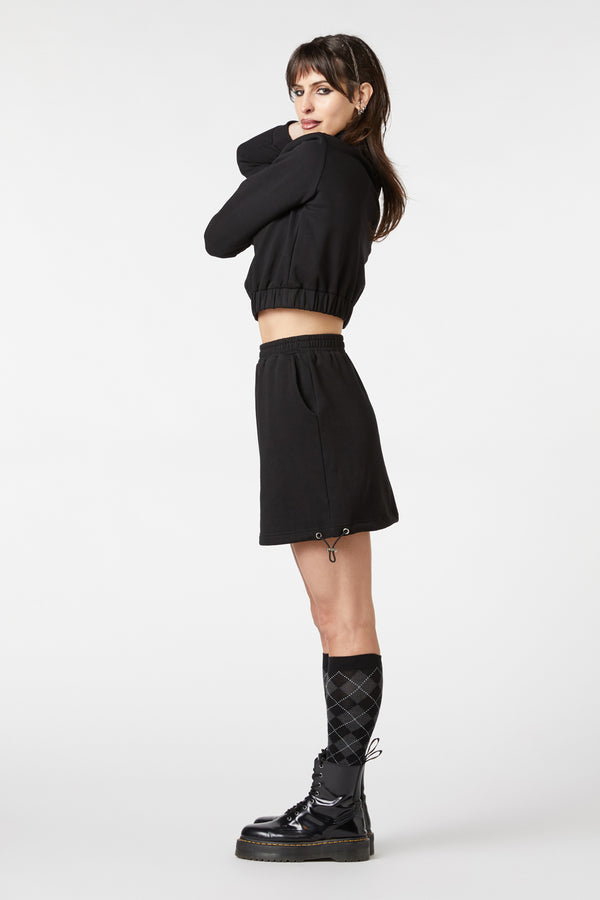 Dangerfield - On Fleece Skirt - black