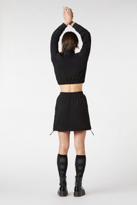 Dangerfield - On Fleece Skirt - black