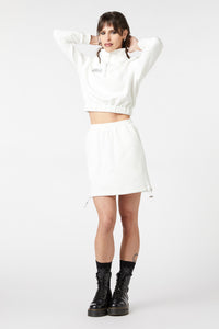 Dangerfield - On Fleece Skirt - white
