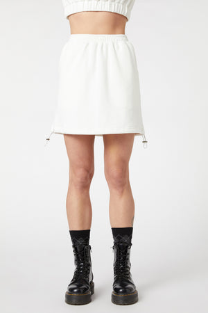 Dangerfield - On Fleece Skirt - white