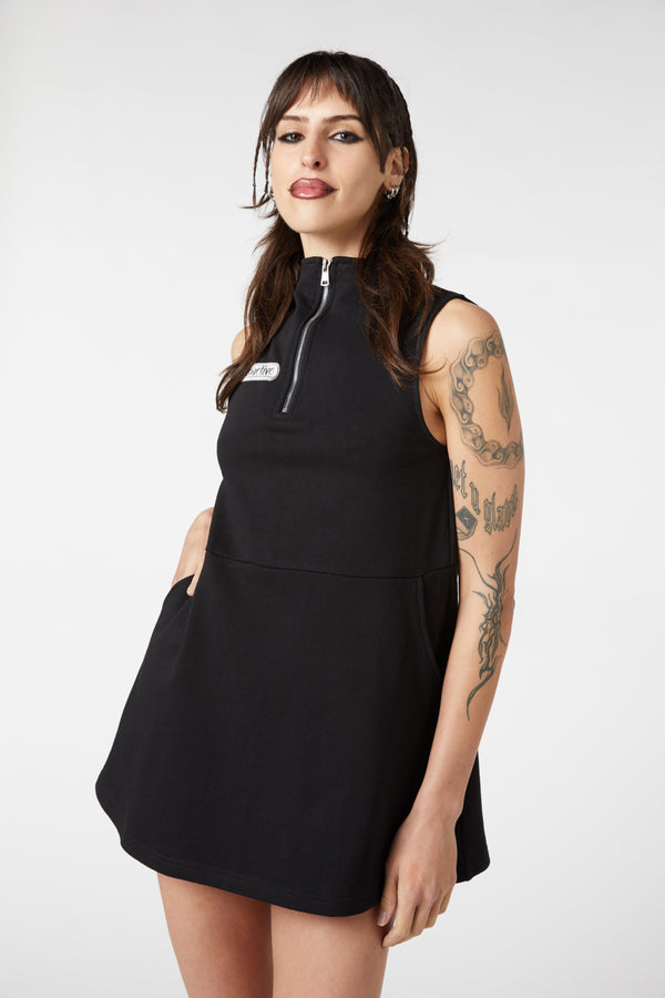 Dangerfield - On Fleece Dress - black