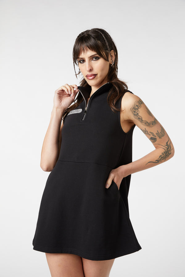 Dangerfield - On Fleece Dress - black