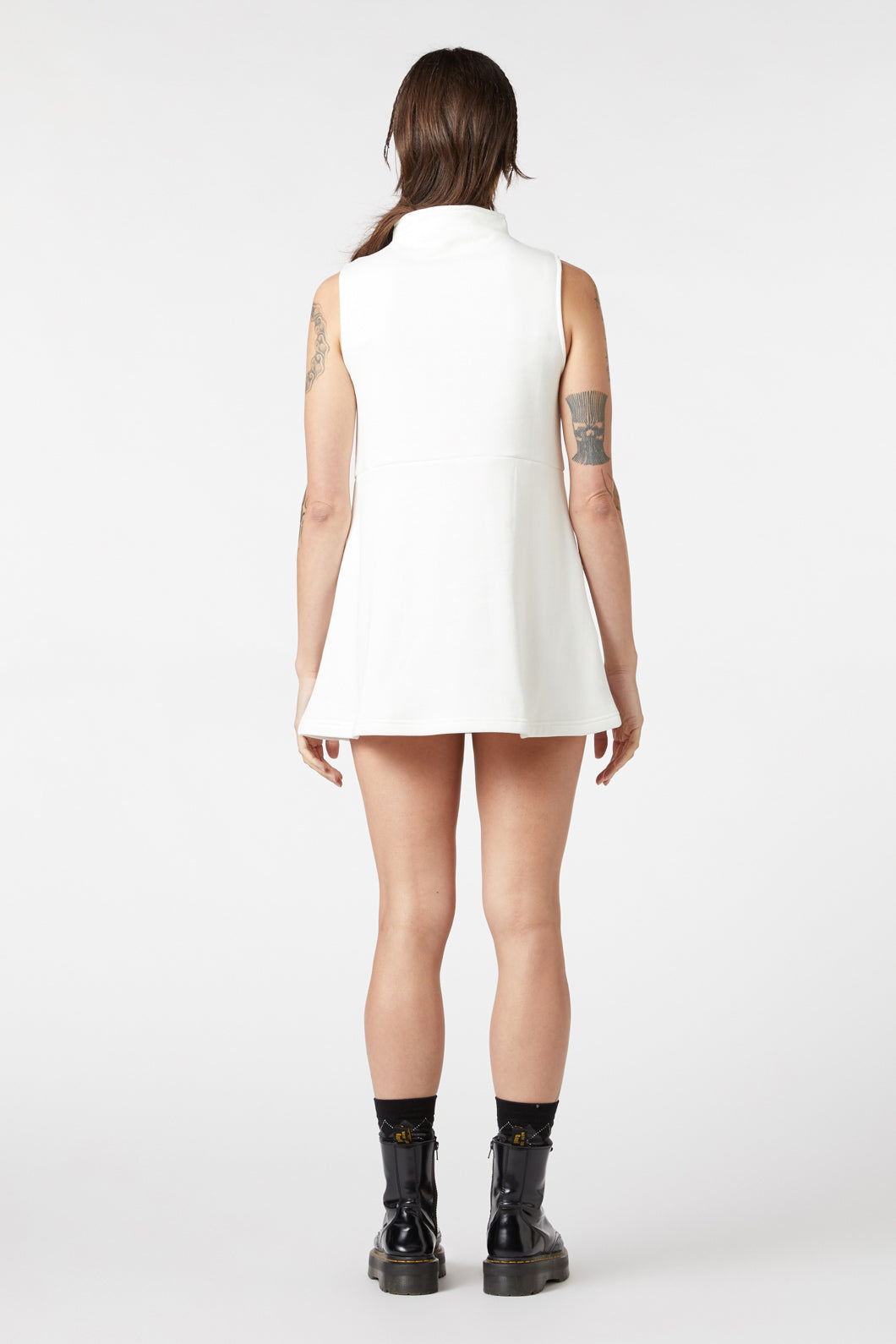 Dangerfield - On Fleece Dress - white