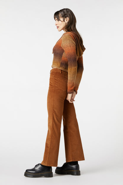 Dangerfield - Moss Zip Knit Cardi - brown